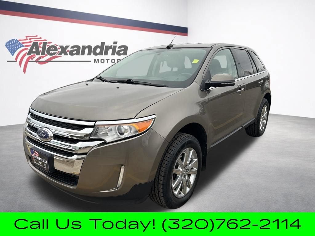 2014 Ford Edge Limited in Gray — front three-quarter view