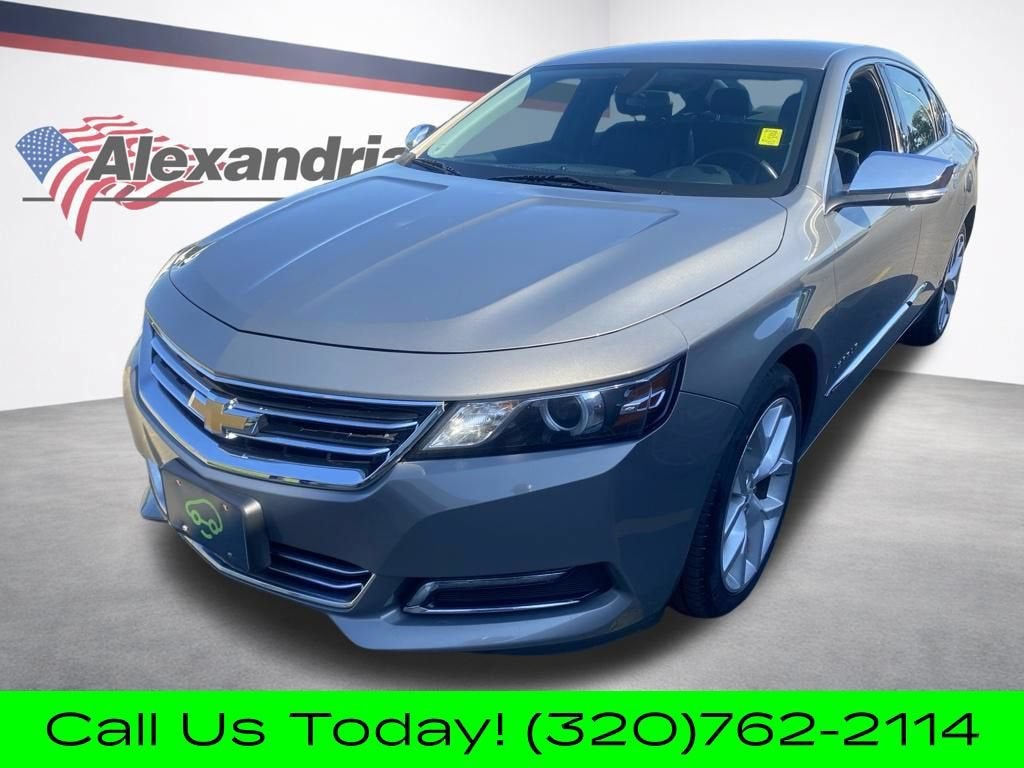2019 Chevrolet Impala Premier in Pepperdust Metallic — front three-quarter view