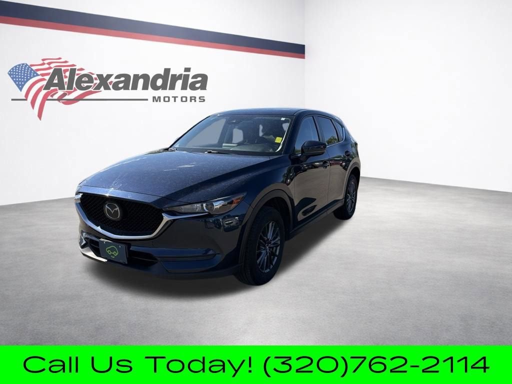2020 Mazda Mazda CX-5 Touring in Blue — front three-quarter view